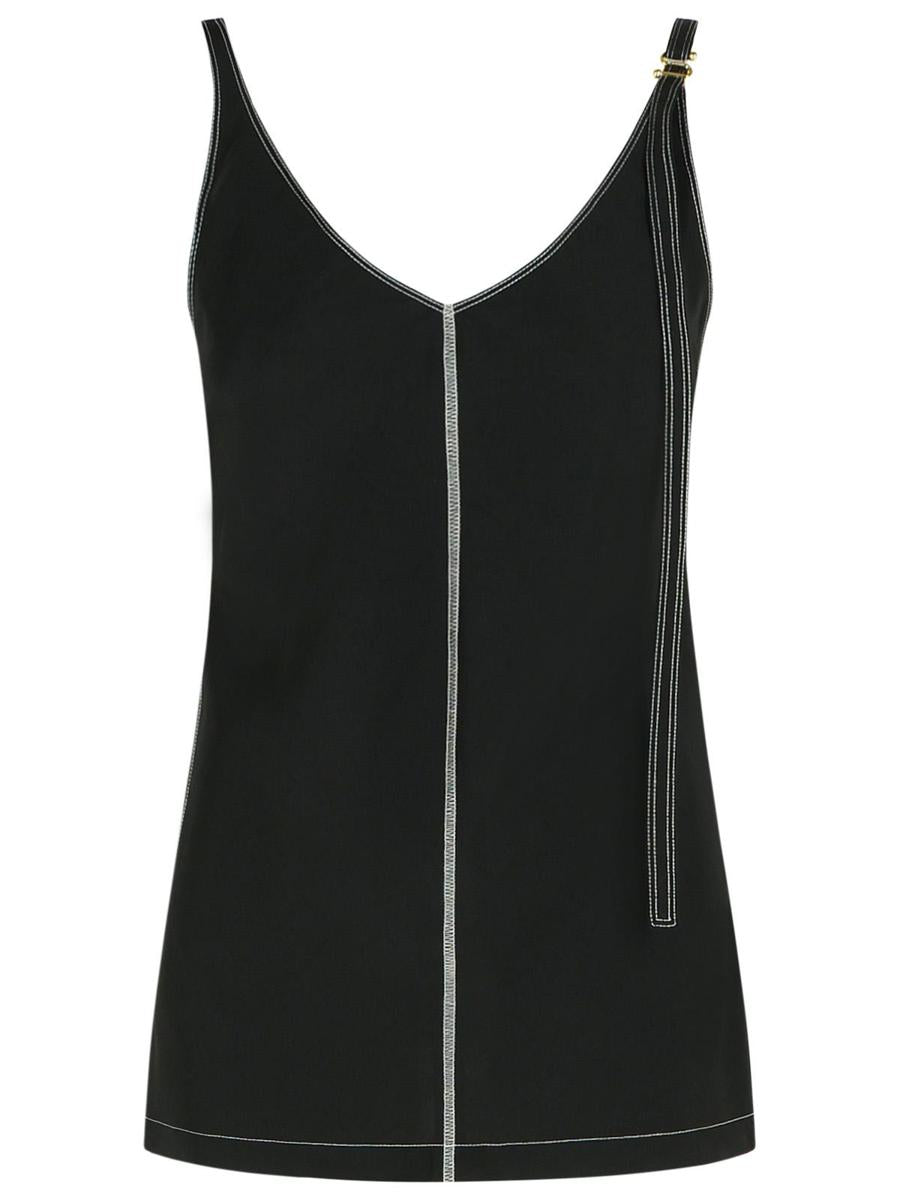 Sportmax 'Waser' Black Viscossa Tank Top