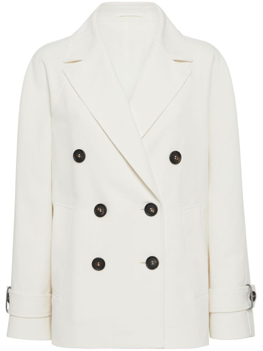 Brunello Cucinelli Linen And Cotton Caban