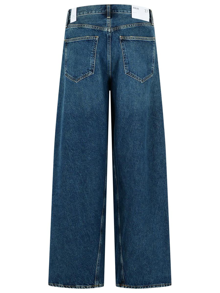 Agolde 'Twist' Blue Cotton Jeans