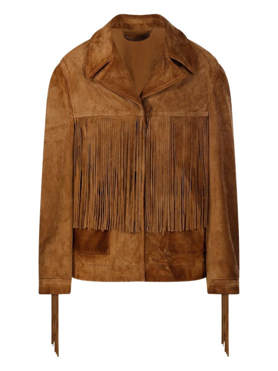 Golden Goose Fringed Leather Jacket
