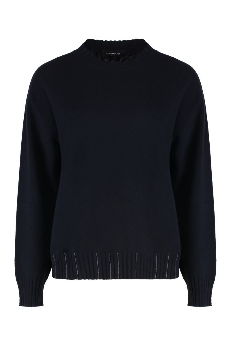 Fabiana Filippi Wool-Blend Crew-Neck Sweater
