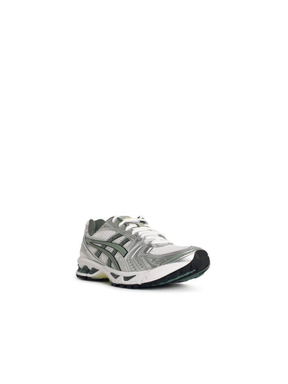 Asics 'Gel-Kayano 14' White Tech Fabric Blend Sneakers
