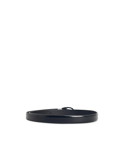 Diesel Low Black Leather Belt