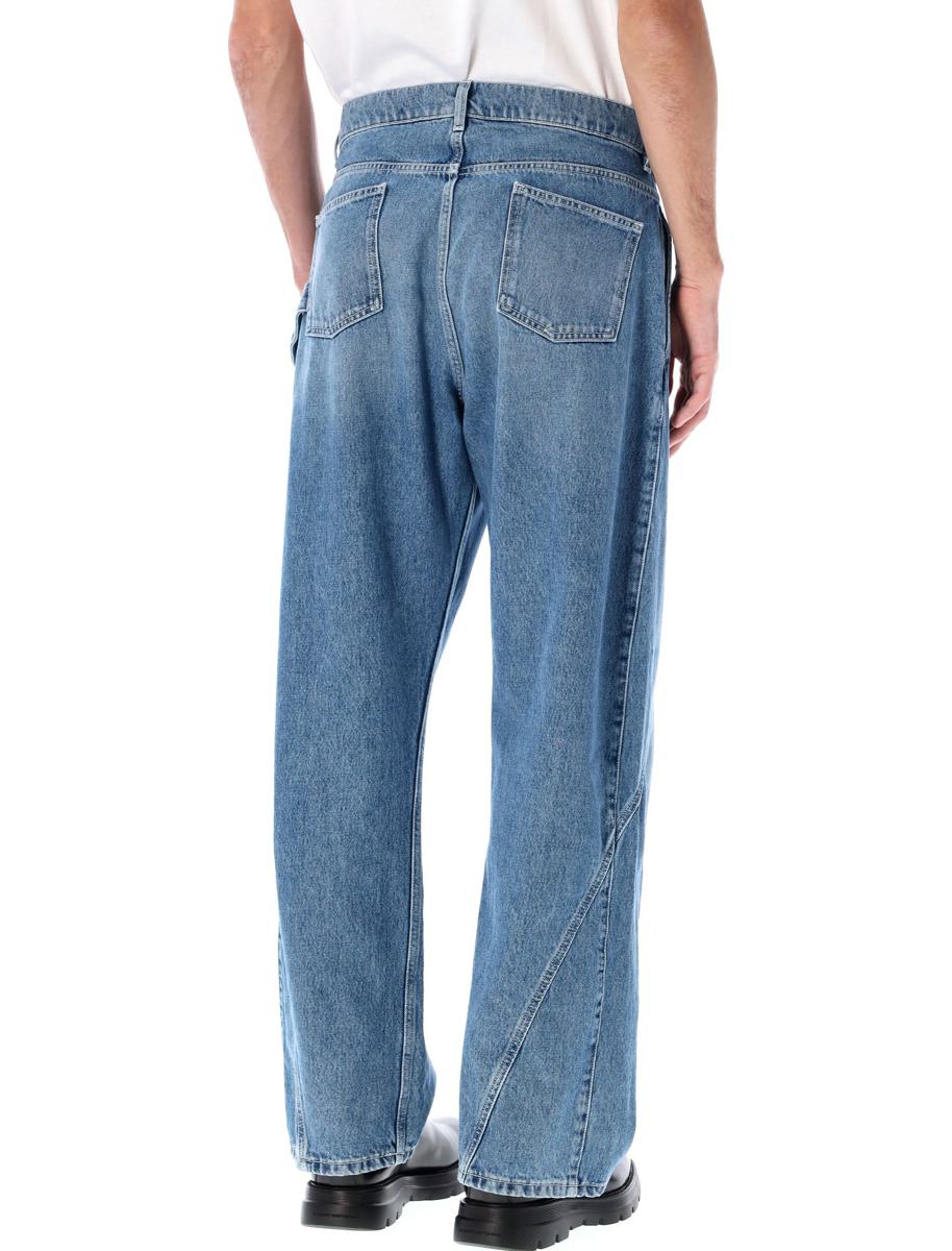 JW Anderson Cotton Twisted Workwear Denim Pants