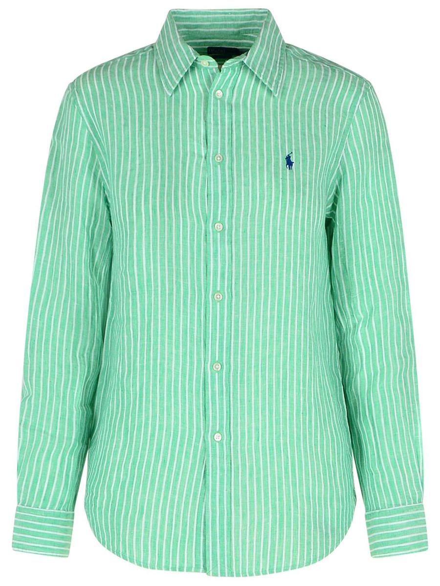 Polo Ralph Lauren Green Linen Shirt
