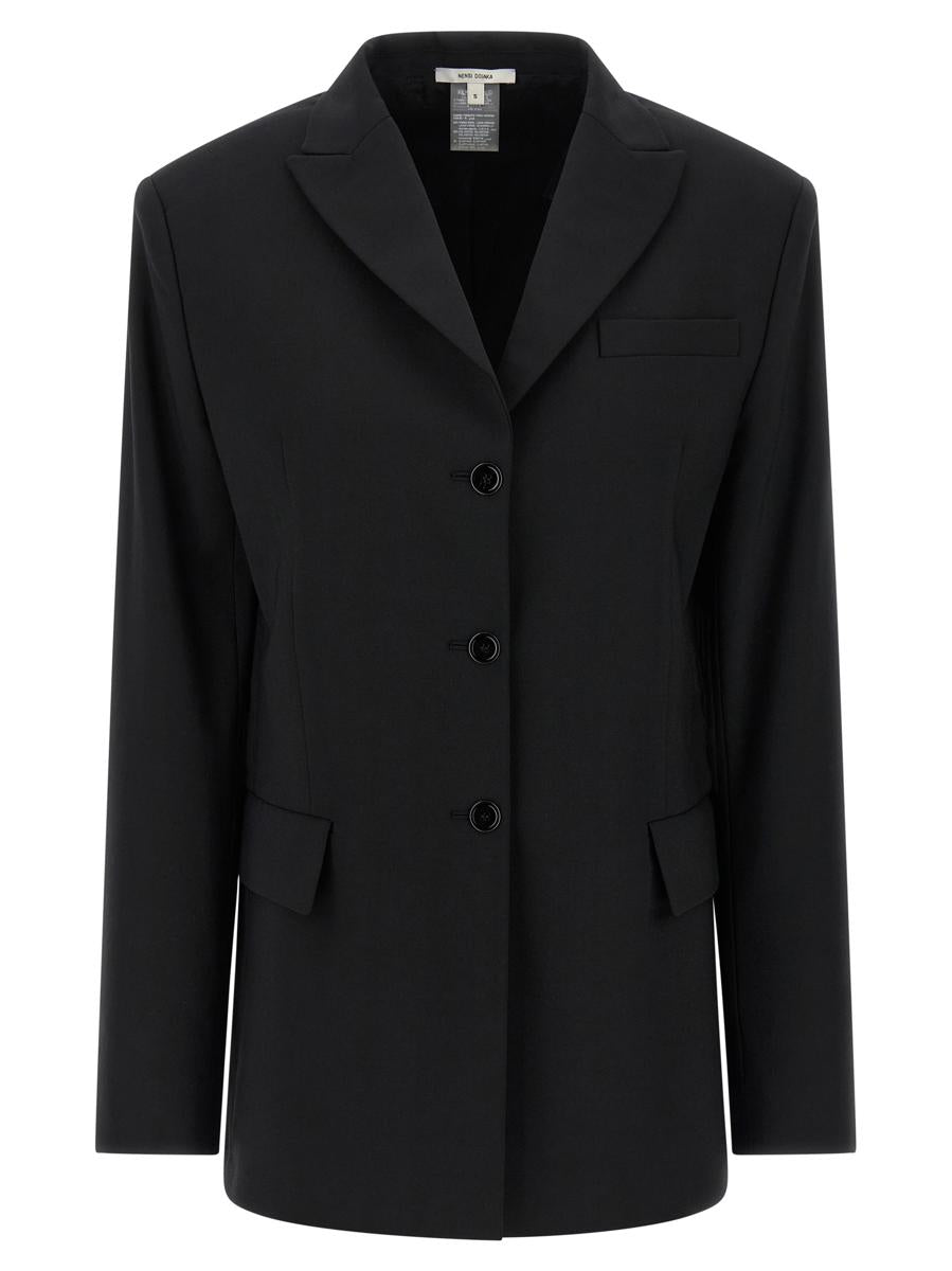 Nensi Dojaka Belt Blazer