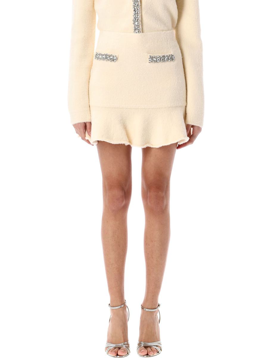 Self-Portrait Soft Knit Mini Skirt