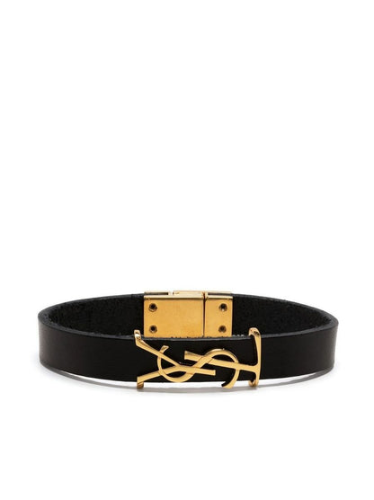 Saint Laurent Bracciale "Cassandre" In Pelle