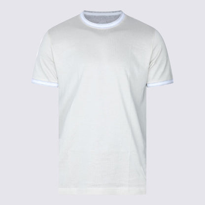 Eleventy Beige And Grey T-Shirt