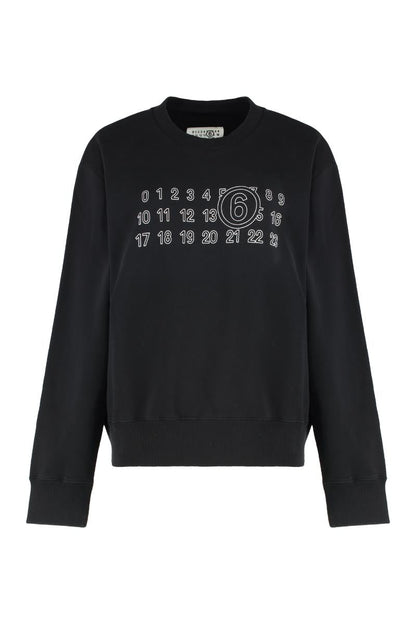 MM6 Maison Margiela Cotton Crew-Neck Sweatshirt