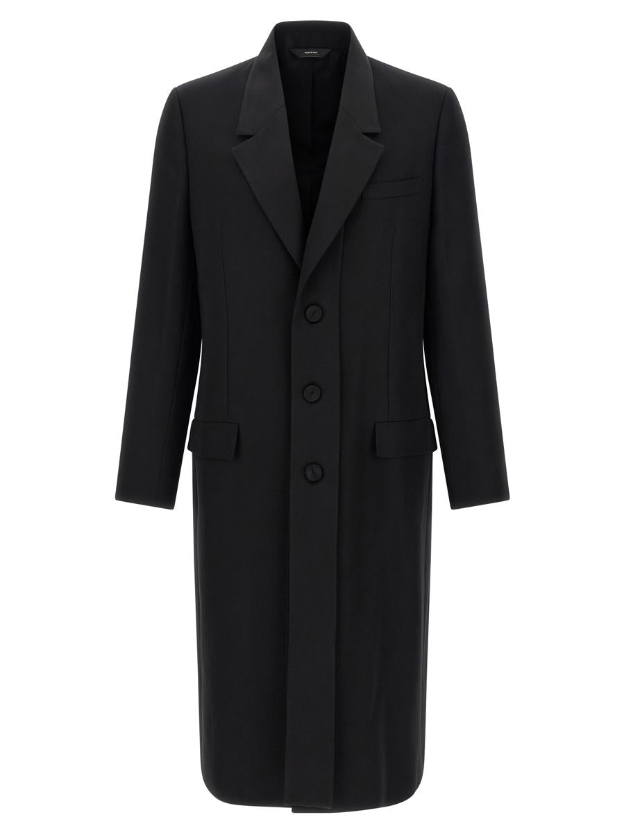 Fendi Crepe Wool Coat