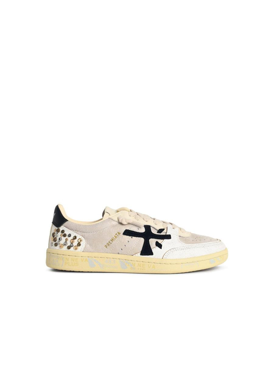 Premiata 'Bskt Clay' Two-Tone Leather Blend Sneakers