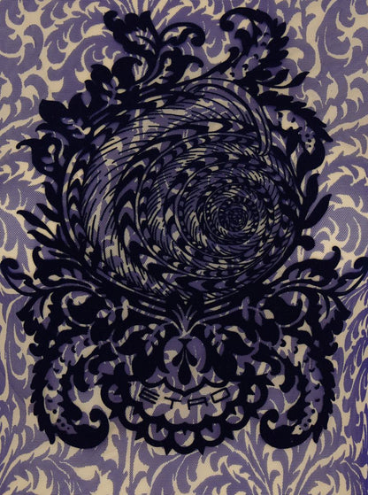 Blue Long Dress With Maxi Floral Print On The Front And All-Over Print In Tech Fabric Woman