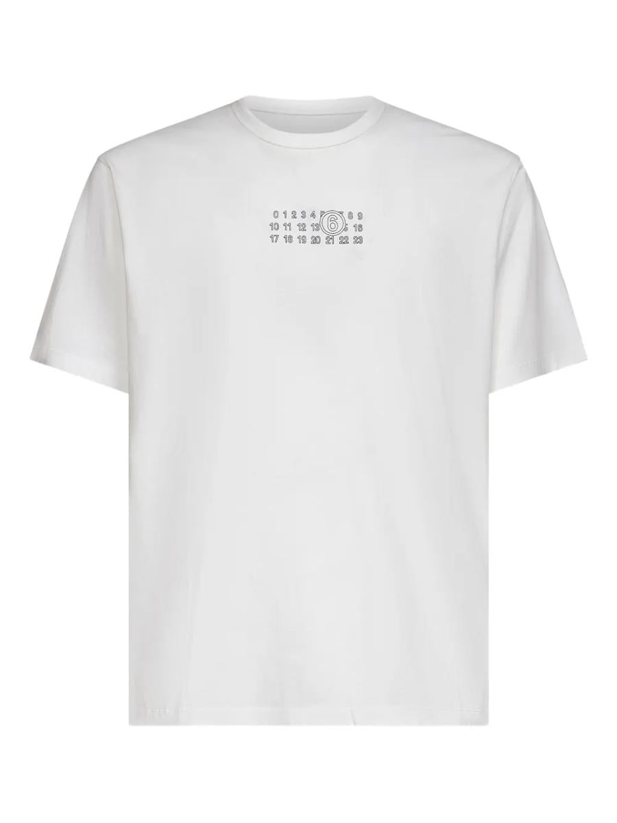 MM6 Maison Margiela Cotton T-Shirt With Number Graphics