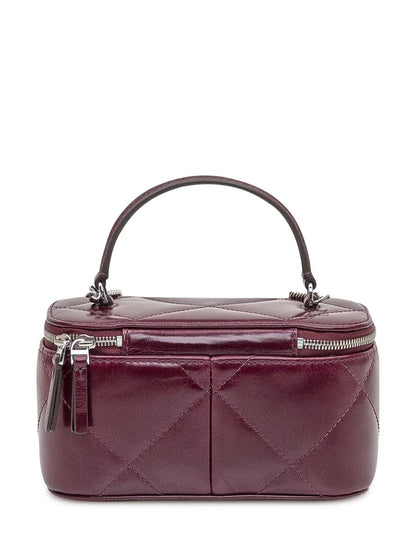 Tory Burch Tory Burch Burgundy Vanity Bag
