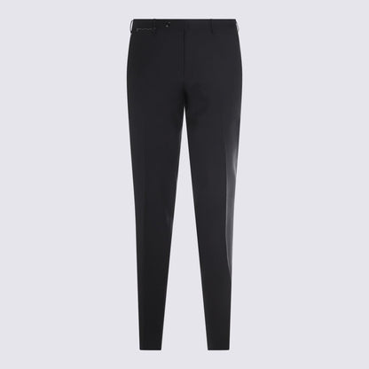 Pt Torino Navy Blue Slim Tailor Pants