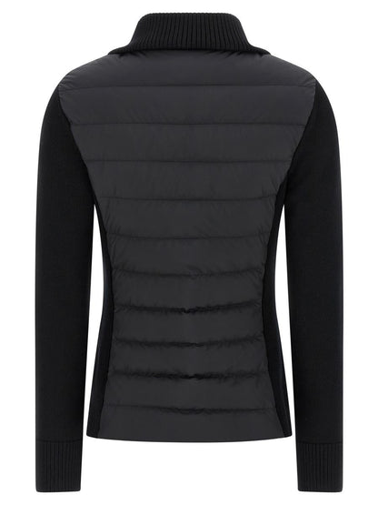 Moncler Two-Material Cardigan