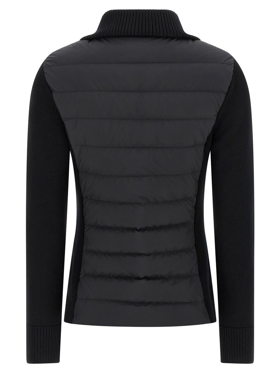 Moncler Two-Material Cardigan