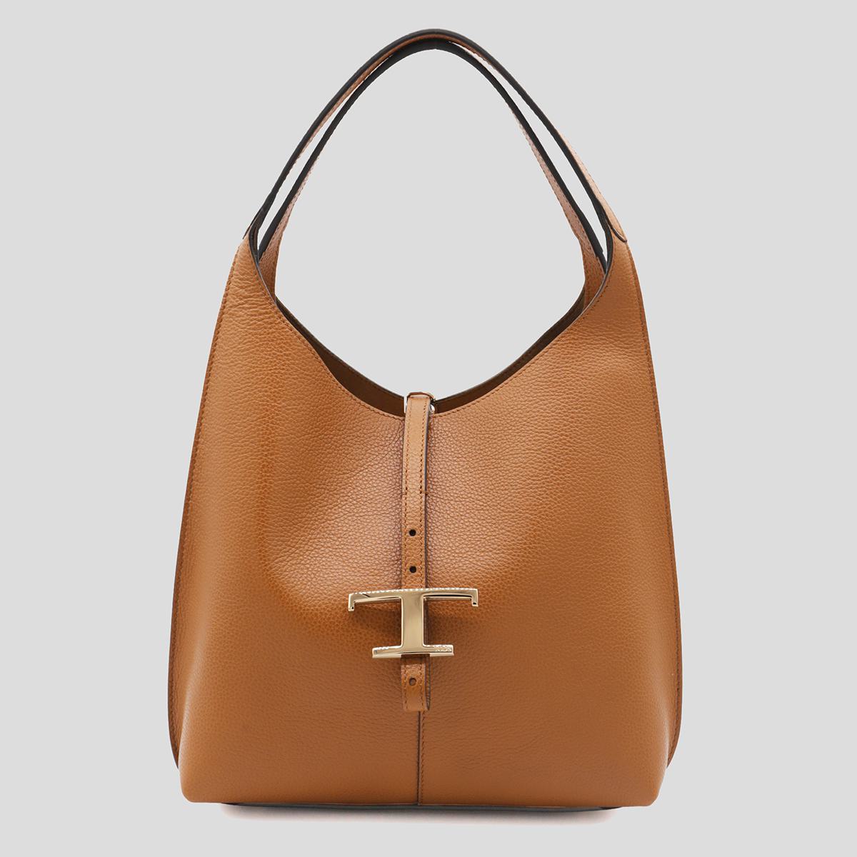 Tod'S Brown Leather Shoulder Bag