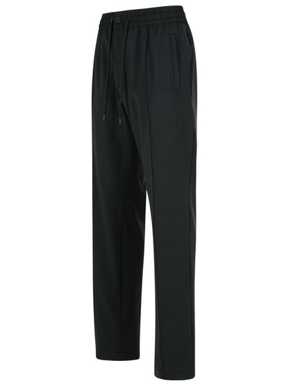 Dolce & Gabbana Black Wool Blend Pants