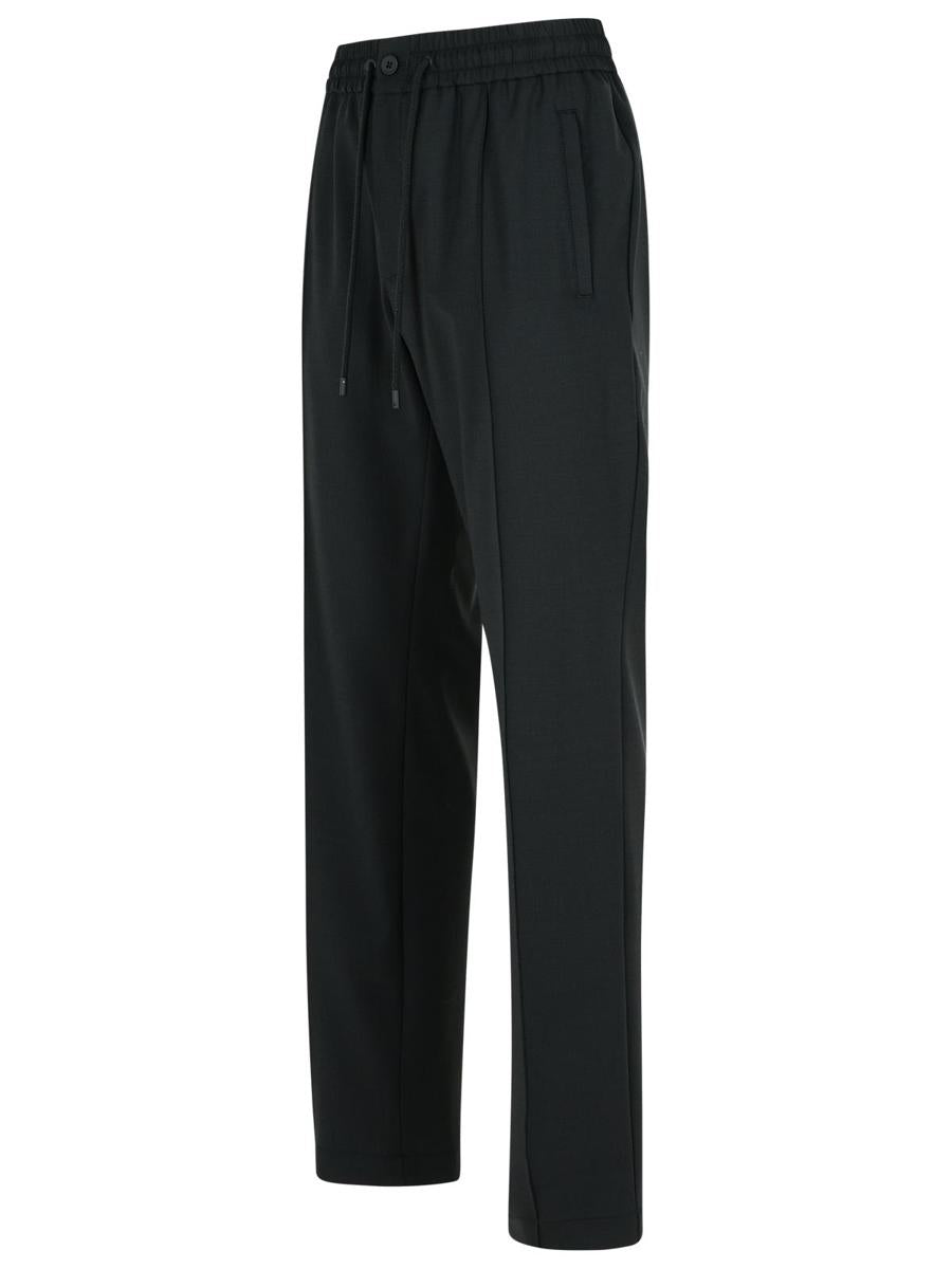 Dolce & Gabbana Black Wool Blend Pants