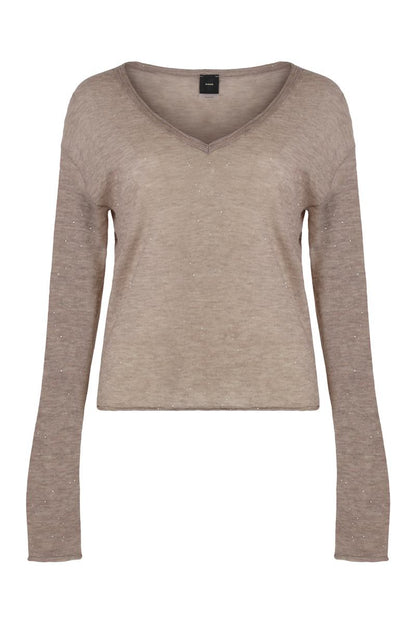 Pinko Salomone Long Sleeve Sequin Top