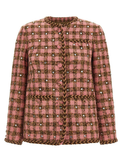 Giuseppe Di Morabito Rhinestone Blazer Jacket