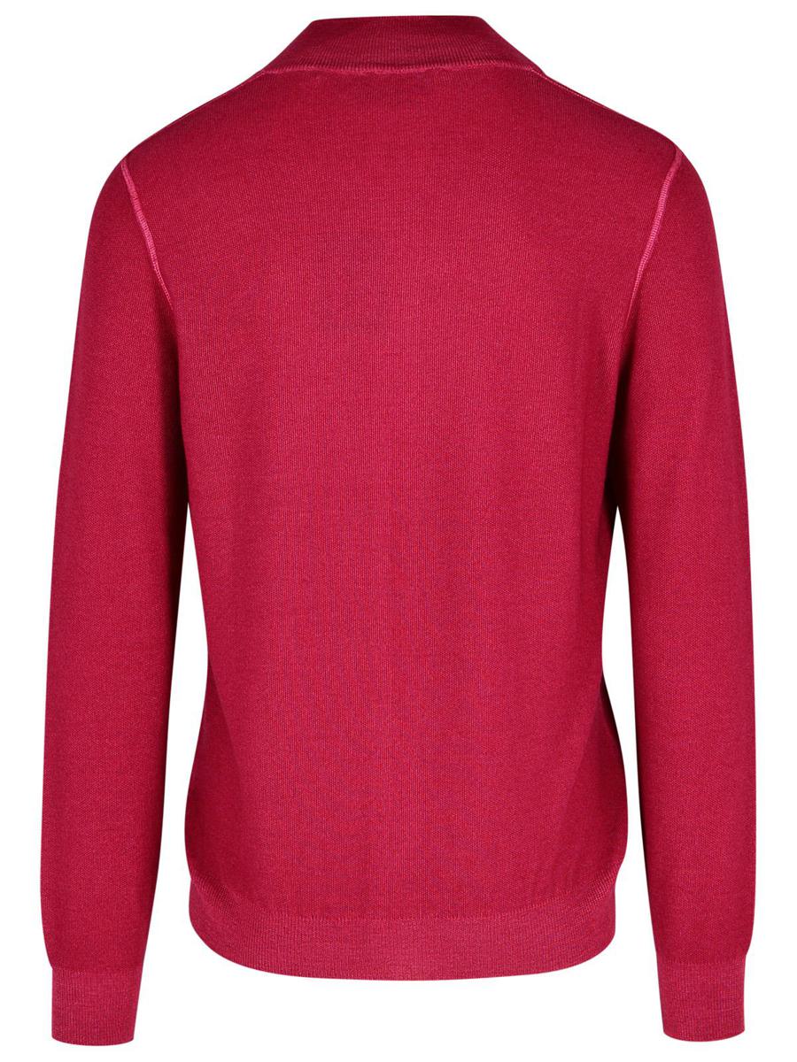 Gran Sasso Red Virgin Wool Sweater