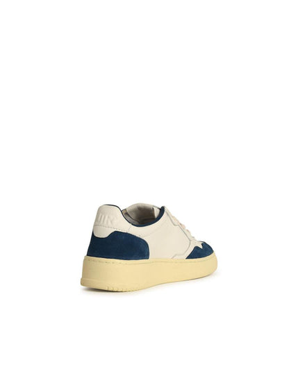 Autry 'Medialist' Blue Leather Sneakers