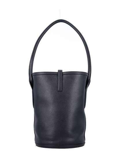 By Malene Birger Marylle Small Grainy Leather Bucket Bag