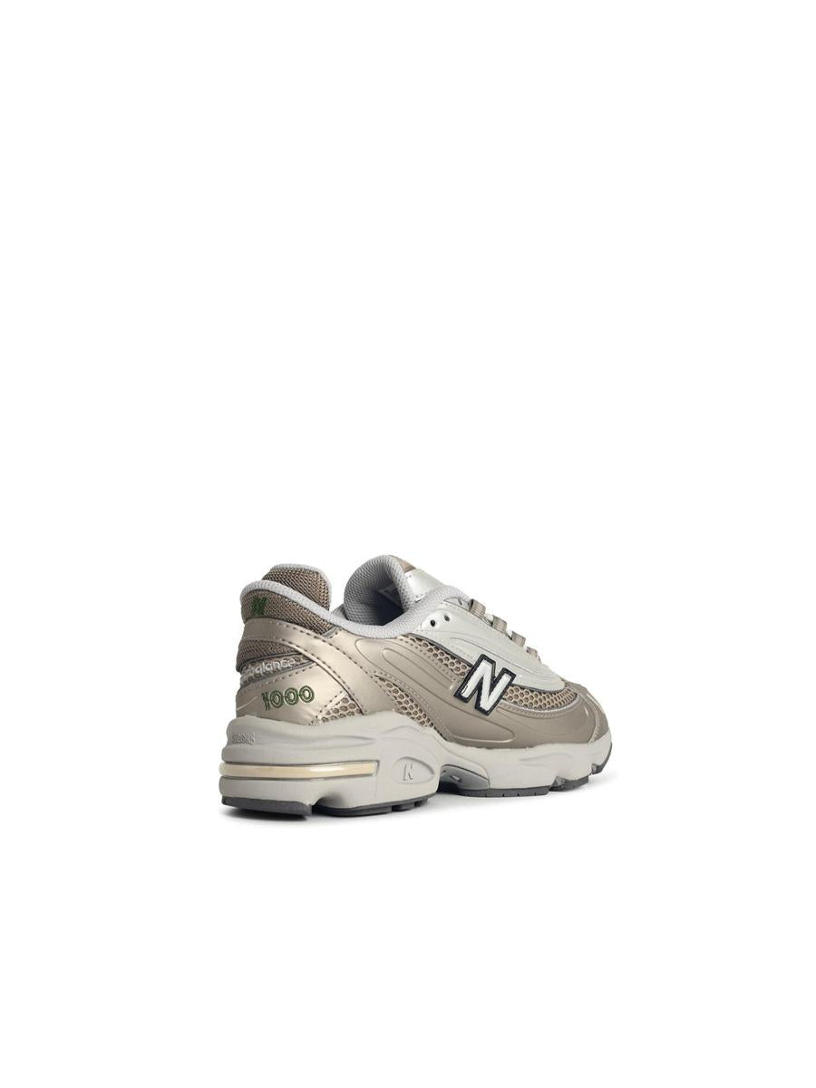 New Balance '1000' Grey Fabric Blend Sneakers