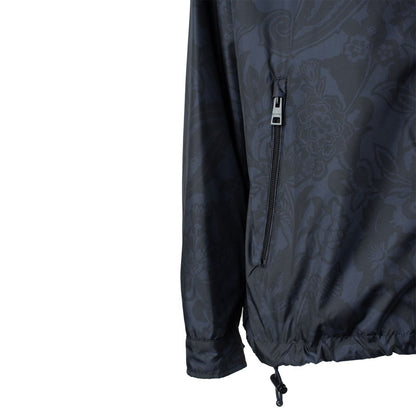 Etro Blue Patterned Windbreaker Jacket