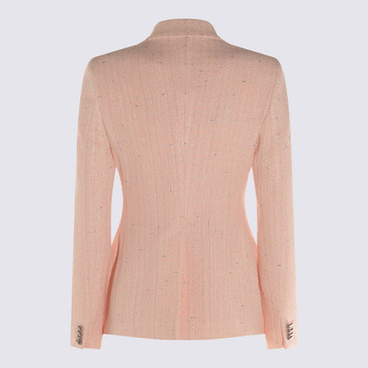 Tagliatore Ivory Cotton Blazer