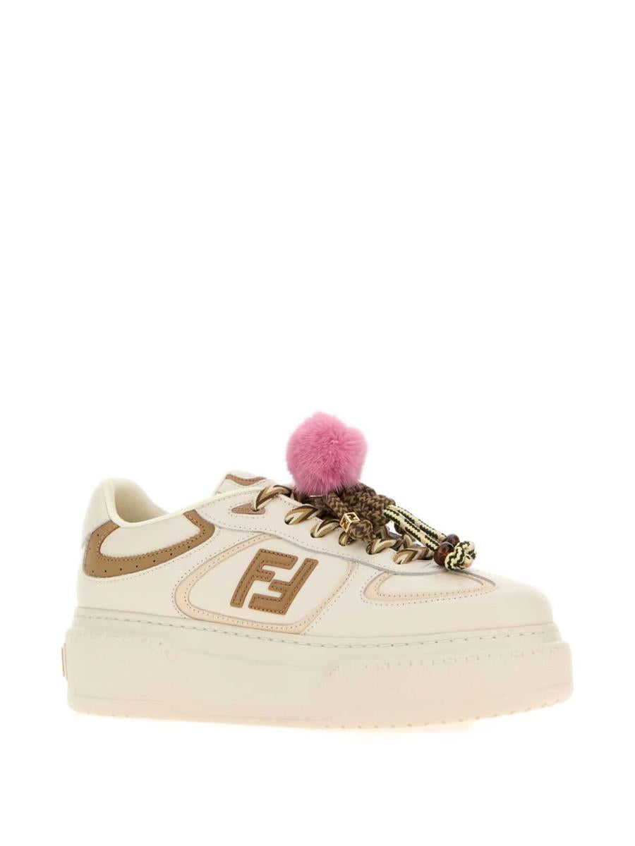 Fendi Fendi Match Charm Embellished Sneakers