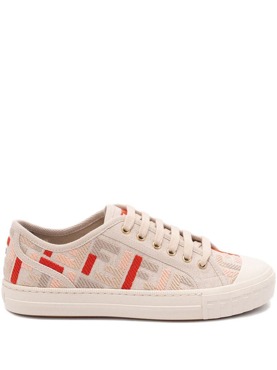 Fendi Domino Canvas Sneakers