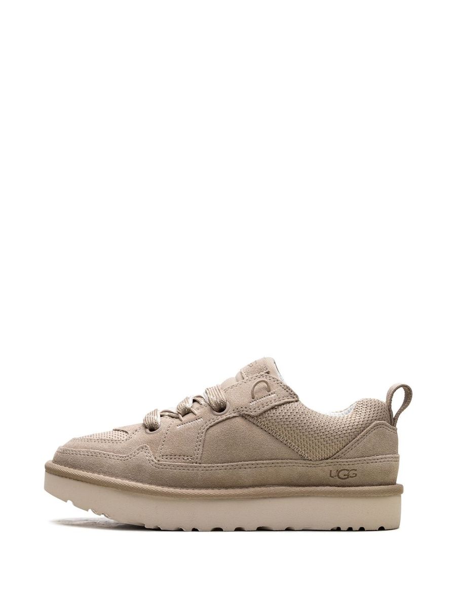 Ugg 'Lowlel' Beige Suede Sneakers