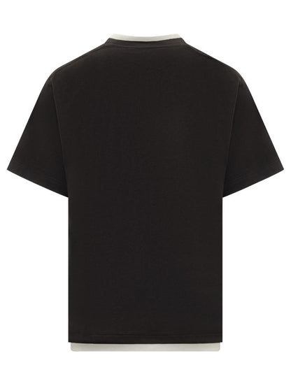 Dolce & Gabbana Dolce & Gabbana Men'S Black Logo Embroidered T-Shirt