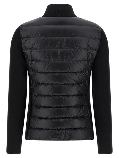 Moncler Two-Material Cardigan