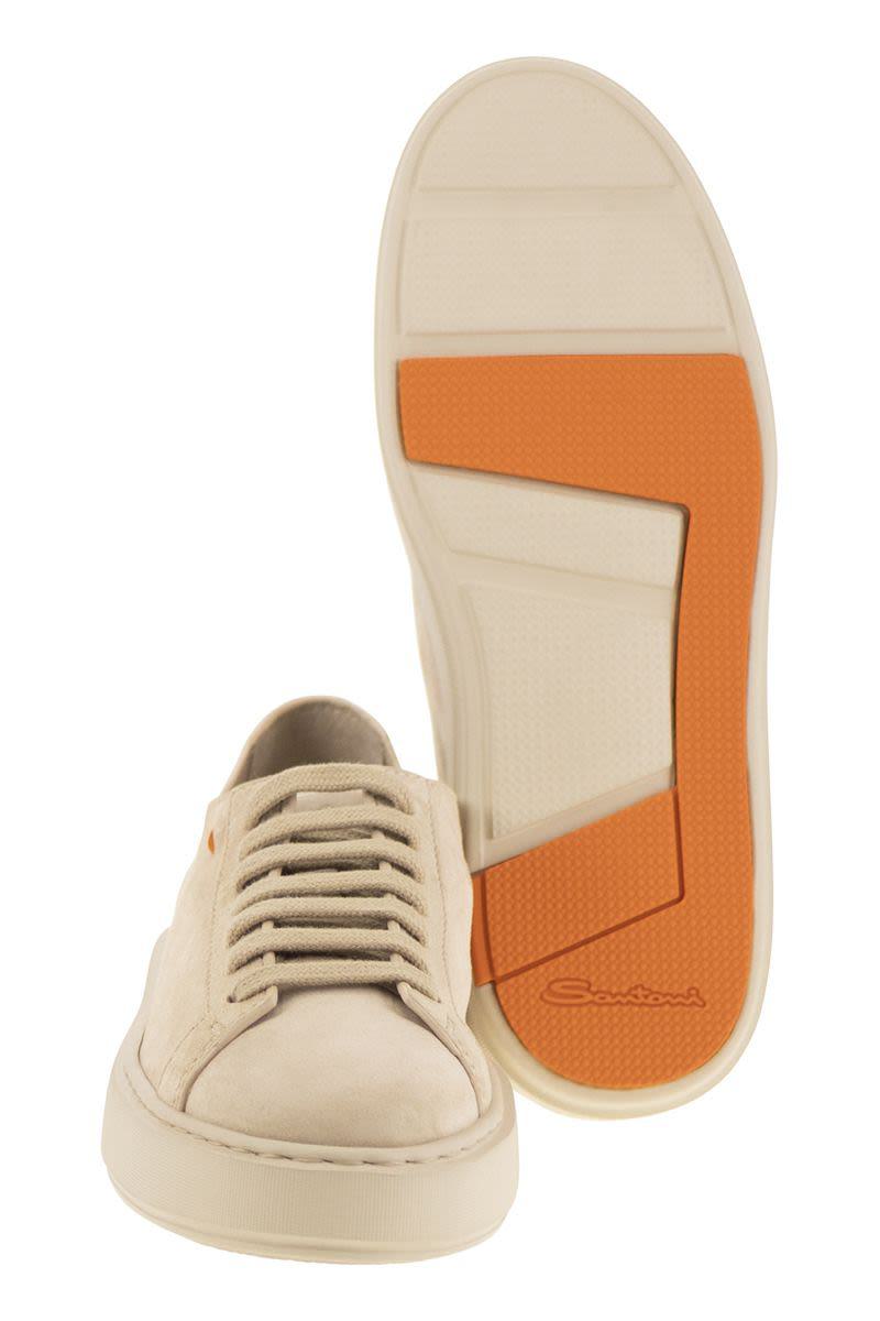 Santoni Suede Sneakers