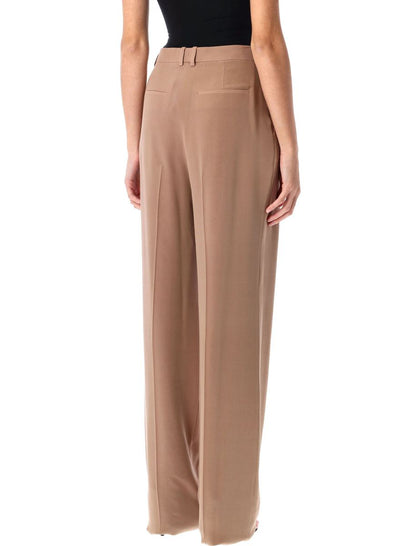 Saint Laurent Silk Crepe Pants