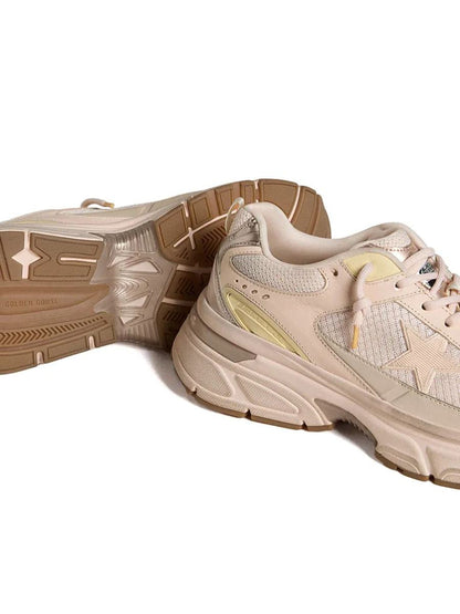 Golden Goose Lightstar Net Leather And Suede Upper Tpu Star Net Heel And Spur