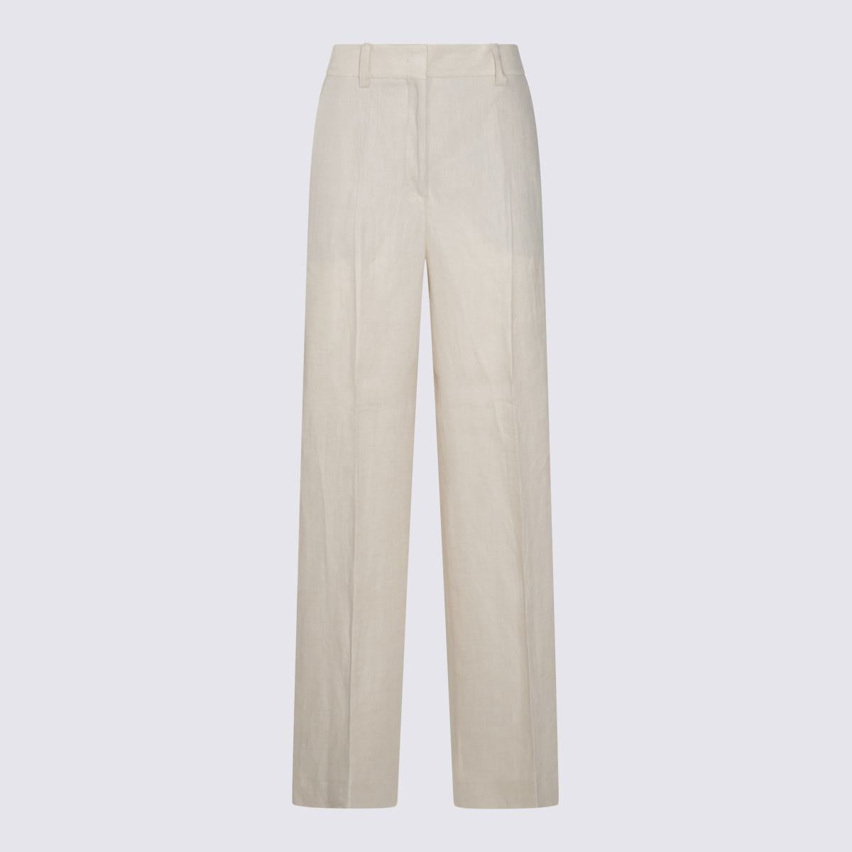 Incotex Beige Linen Pants