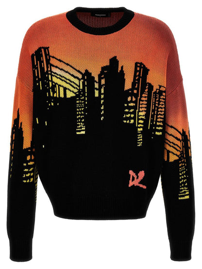 DSQUARED2 Intarsia Sweater