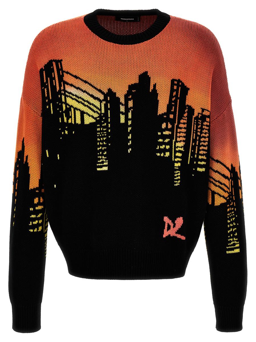 DSQUARED2 Intarsia Sweater
