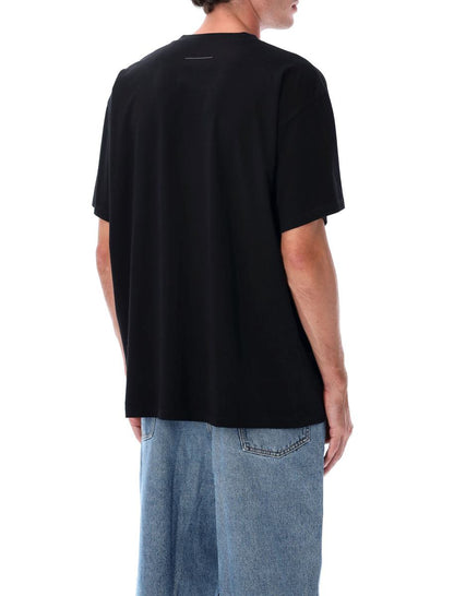 MM6 Maison Margiela Trompe L'Oeil Printed Cotton T-Shirt
