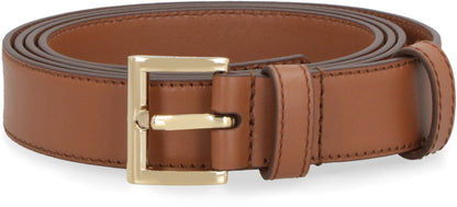 Prada Calf Leather Belt With Buckle