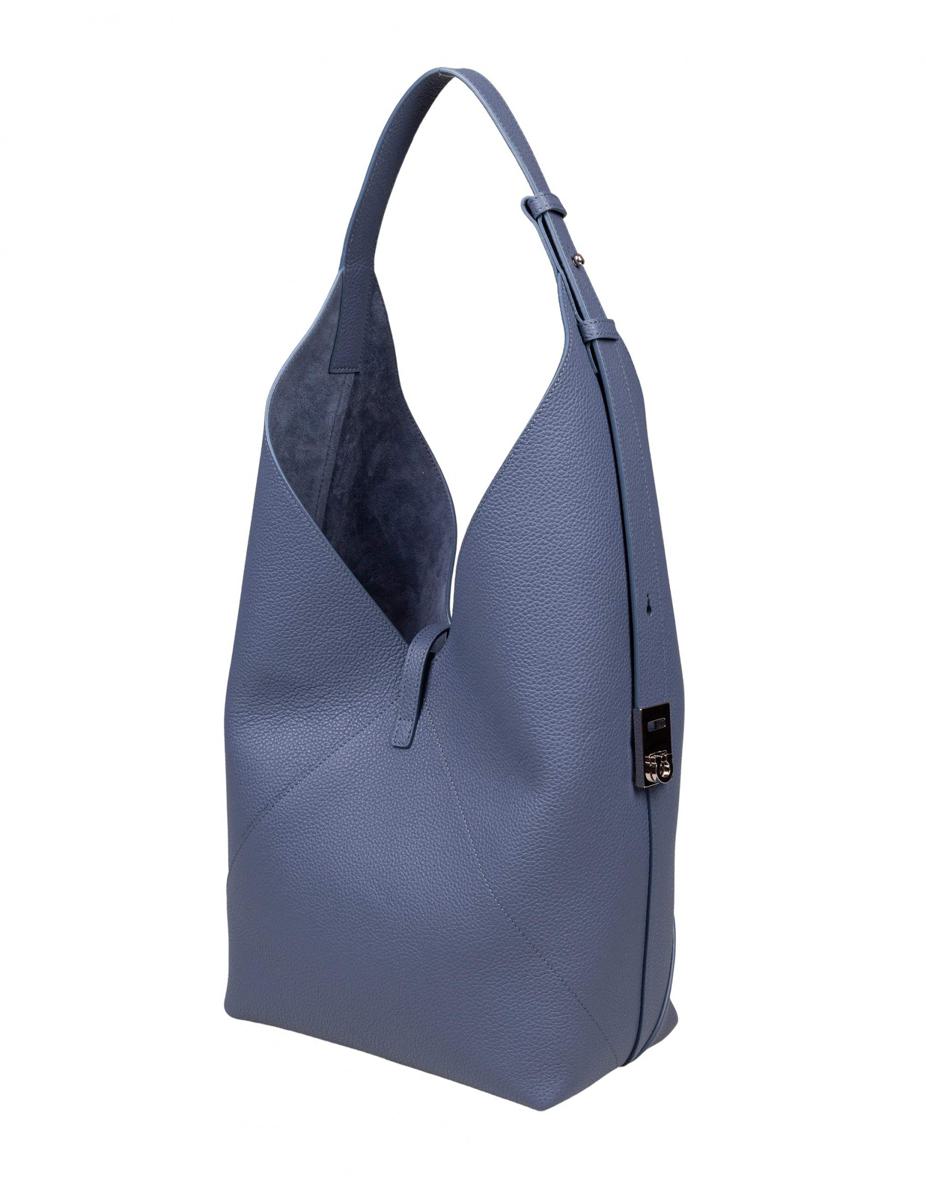 Salvatore Ferragamo Soft Leather Hobo Bag