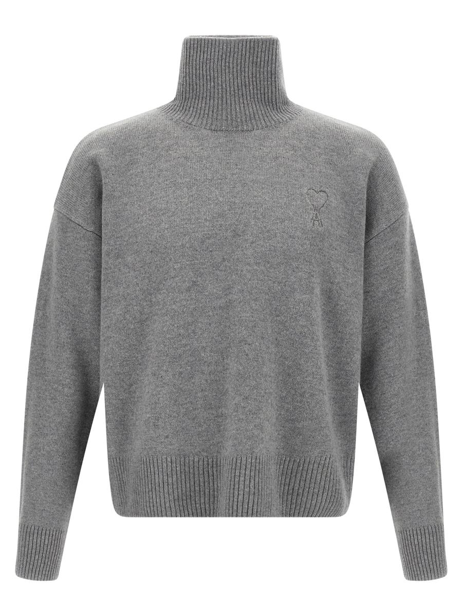 AMI Paris Puff Logo Sweater