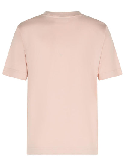Burberry Pink Cotton T-Shirt