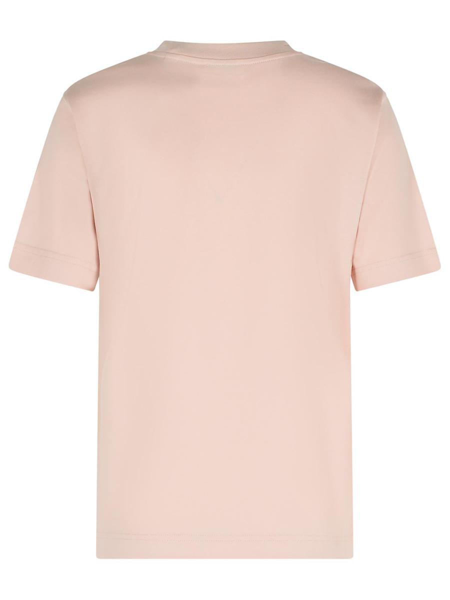 Burberry Pink Cotton T-Shirt